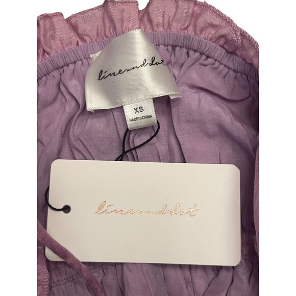 Line & Dot Lylac Maxi Dress in Lilac X-Small New Womens Long Gown - Picture 8 of 13